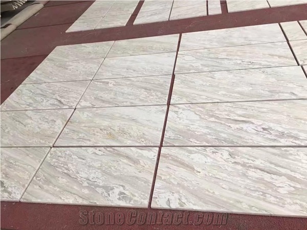 Ionia White Marble Wall Tiles Standard Size Polished Top