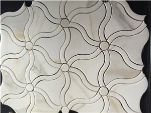 Italy Calacatta White Marble Mosaic for Backsplash&Bathroom