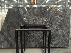 Italy Grey Marble Slab in Stock Use in Hotel Project Etc