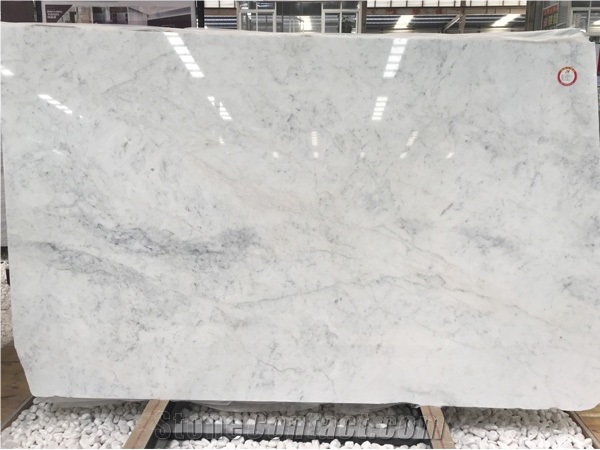 New Chinese Carrara White Marble Slab 2cm/3cm