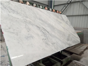 New Chinese Carrara White Marble Slab 2cm/3cm