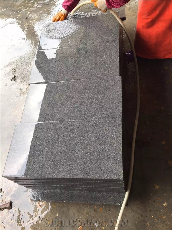 Polished G654 Black Granite,Oxford Gray Granite Slab&Tiles,China Stone