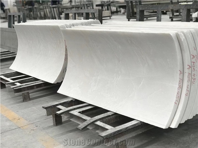Royal White Natural Marble Column for Hotel