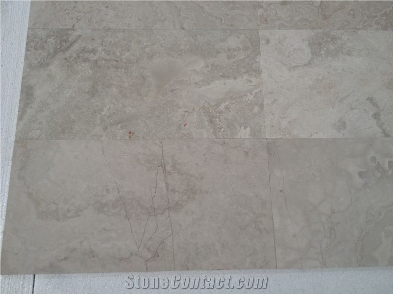 White Wood Cross Cut Marble Tilespolished Floor/Wall Covering/Skirting