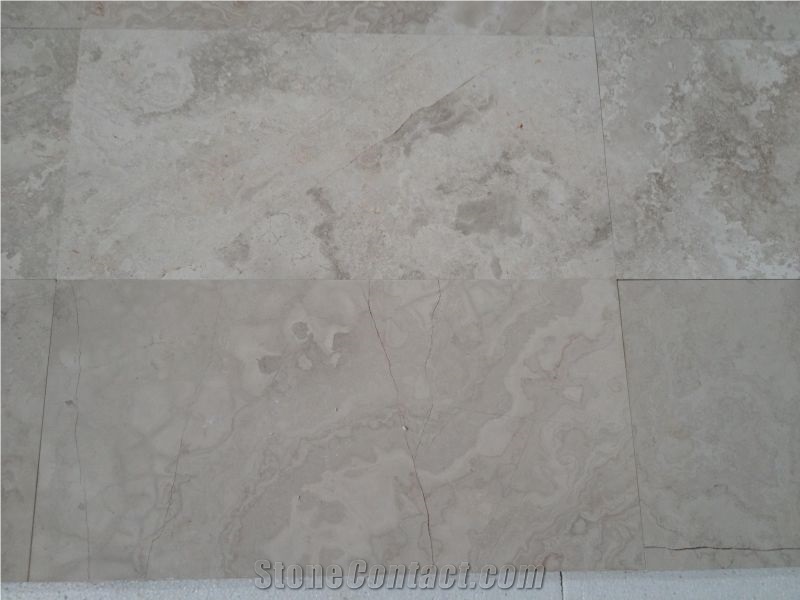 White Wood Cross Cut Marble Tilespolished Floor/Wall Covering/Skirting