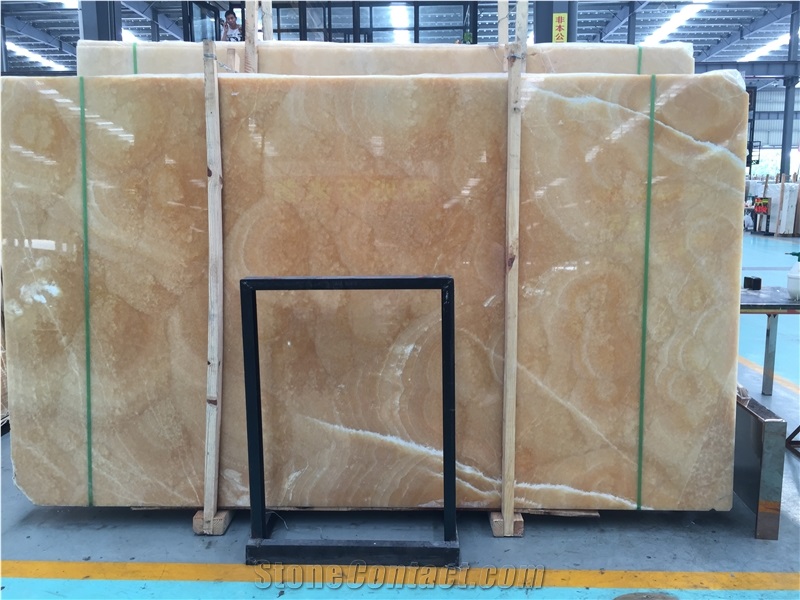 Yellow Onyx Tiles&Slab,China Natural Polished Stone Products