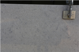Quartz Slab French Grey,Cambria Grey Engineered Stone,Solid Grey
