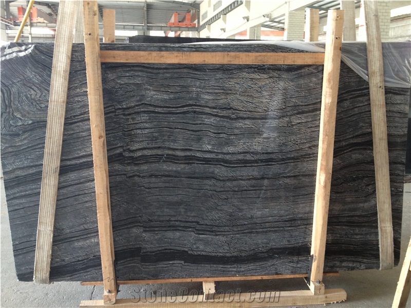 Silver Wave Marble,Ancient Wooden Vein Marble, Wood Vein Marble,Polished Marble Slab