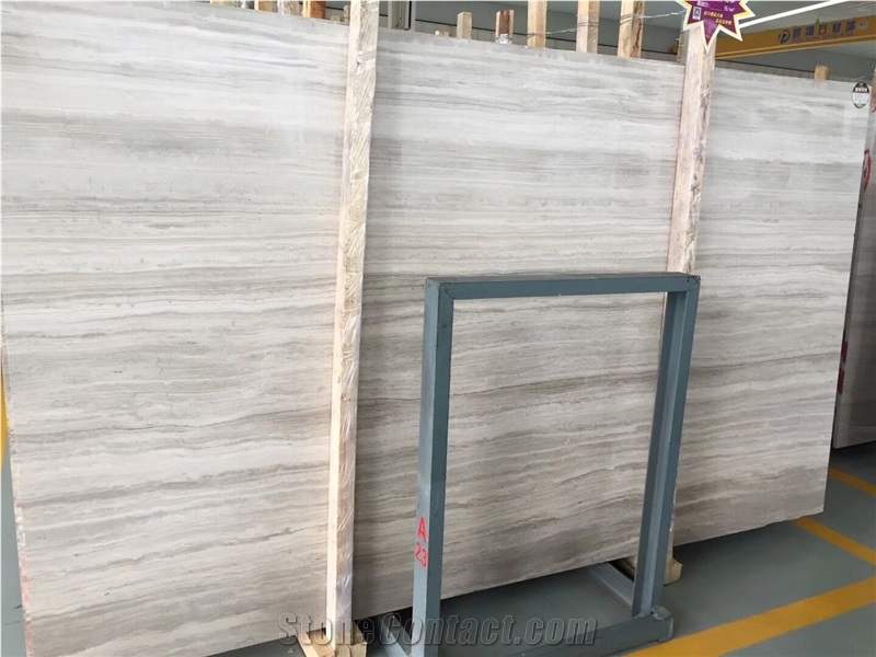 Wooden White Marble Slab, Wooden White Marble Panel