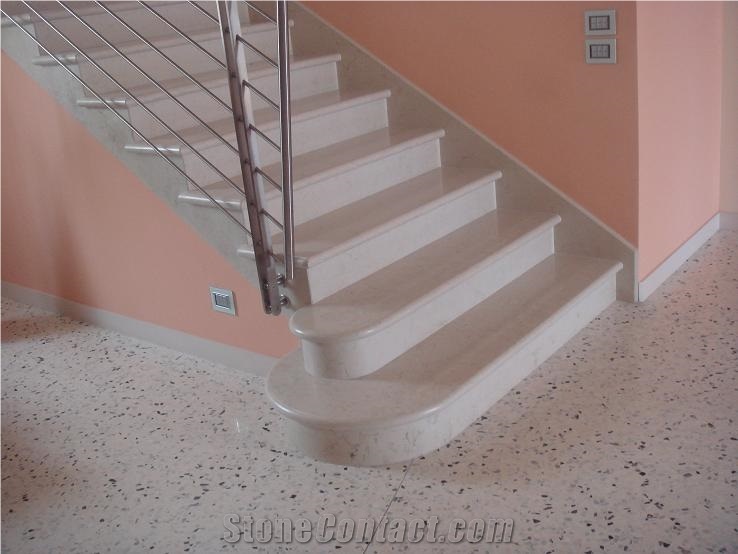Bianco Asiago Staircase