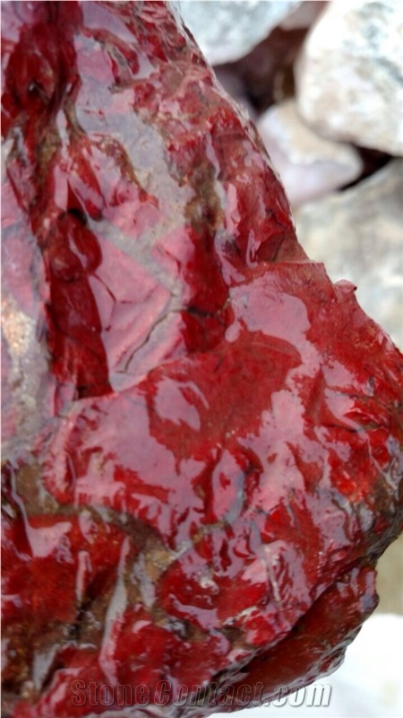 Red Jet Marble Block, Pakistan Red Marble
