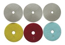 3 Steps Polishing Pads For Both Granite And Marble
