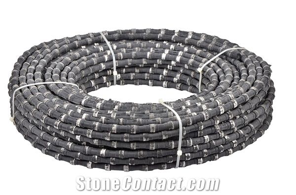 Rubber Connection Diamond Wire 11.5Mm For Granite Quarry