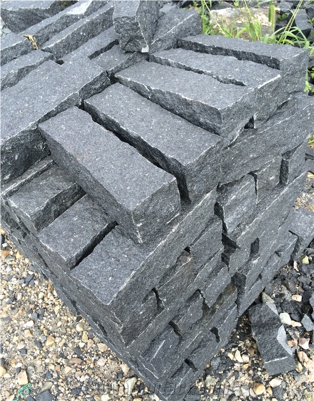 Black Basalt Kerbstones and Tumble Road Stone