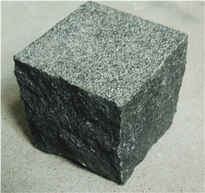 G684 Black Basalt Pavings,Cube Stone,Cobble Pavers Exterior Stone