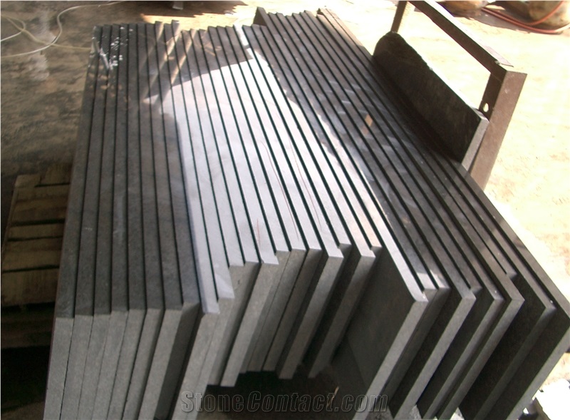 Packing Show G684 Black Basalt Staircase Polished,Steps