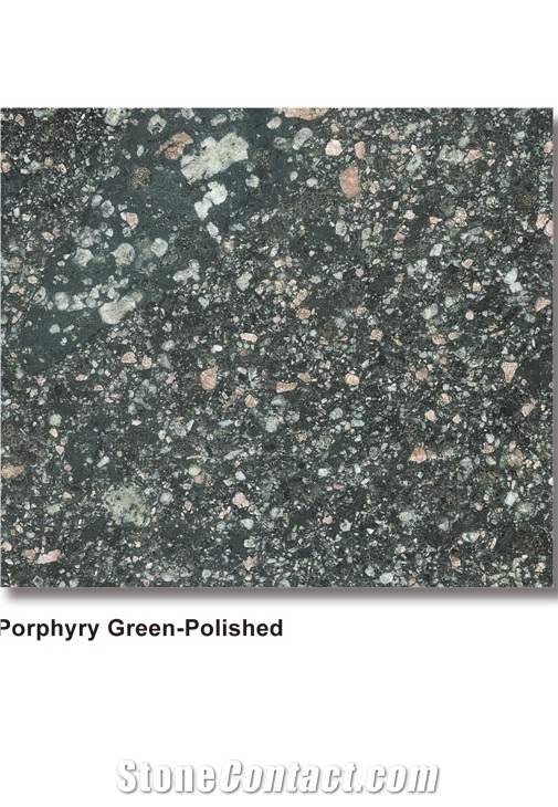 Porphyry Green Granite Slabs & Tiles