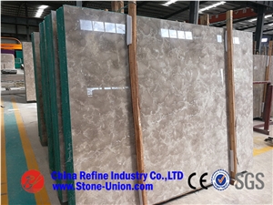 Bosy Grey Marble Tile & Slab for Wall Cladding, Brown Grey Marble Flooring