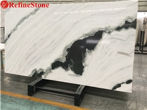 China Panda White Marble,Landscape Paintings Marble