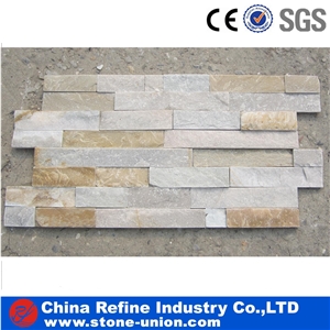 Wall Decoration Slate ,Outdoor Cheap Slate ,Mix Color Cultured Stone