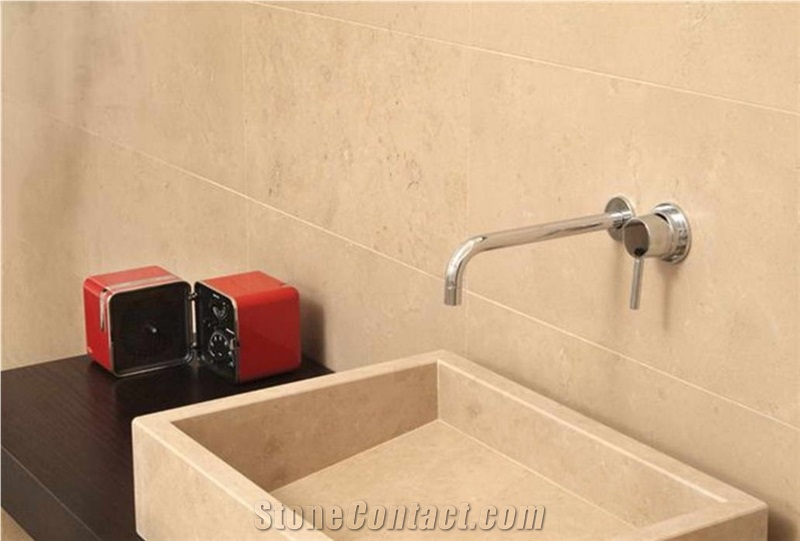 Hauteville Limestone Used Bathroom Design