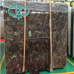 Best Prices China Dark Emperador Brown Marble Slabs & Tiles