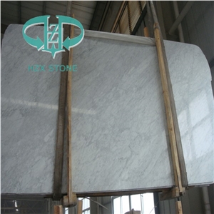 Bianco Carrara Cd Marble Slabs & Tiles, White Polished Marble Flooring Tiles, Walling Tiles，Kitchen Countertops