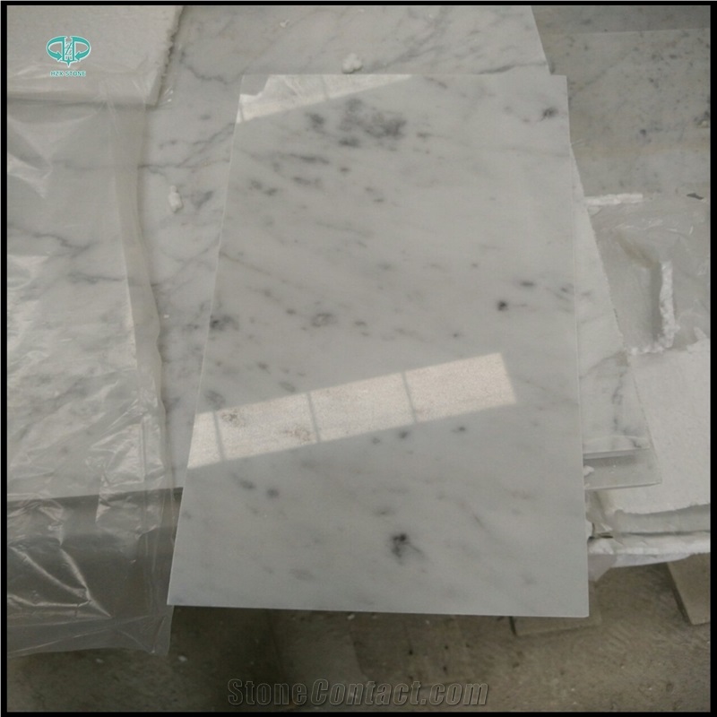 Bianco Carrara Marble Tiles and Slabs, Bianco Carrara French Pattern, Carrara Wall Covering Tiles