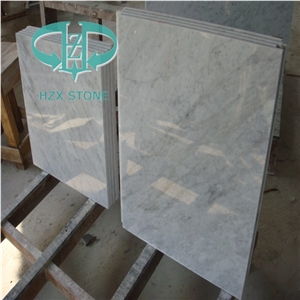 Bianco Carrara White Marble Slabs Tiles, Italy White Marble Panel Villa Interior Wall Cladding,Hotel Floor Covering Skirting