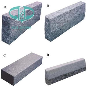 G603 Granite Kerbstone/Kerbs,Bianco Crystal Sardo Granite Curbs