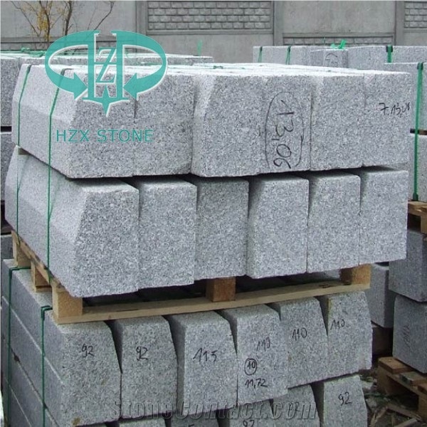 G603 Granite Kerbstone/Kerbs,Bianco Crystal Sardo Granite Curbs