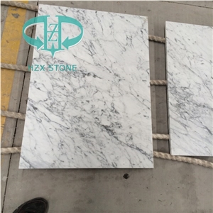 Italy Natural Stone Bianco Surface Polished Carrara White Marble Tiles & Slabs Cut to Floor Covering Tiles/Wall Covering Tiles/Marble Skirting