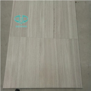 Top Grade China White Wood Veins Grain Marble Slabs,Wooden Marble