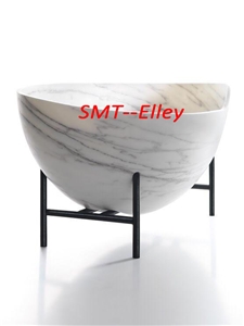 Custom Design Natural Stone Bath Tub Marble Carrara Bathtubs for Project