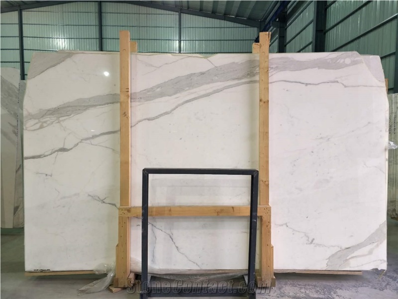 Luxury Marble Stone Calacatta Premium Slab for Project