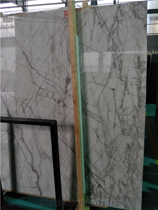 2018 New White Marble Slabs Floor Tiles Wall Covering Stone Price