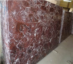 China Rosso Levanto Red Marble Slab(Good Quality)Wall & Floor Covering, Skirting, Rosa Antico,Emperador Round Basins ,Countertop ,Stairs
