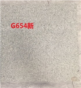 New G654 China Dark Impala Black Granite Flamed Floor Paving Tile Slab