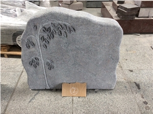 2017 New China Beautiful High-Quality Affordable Design Beautifully Carved Stone Tombstone Headstone Gravestones Monuments Design Western Style