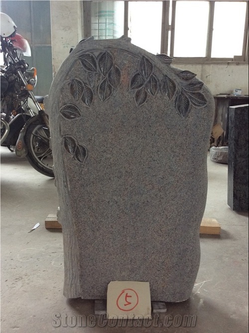 2017 New China Beautiful High-Quality Affordable Design Beautifully Carved Stone Tombstone Headstone Gravestones Monuments Design Western Style