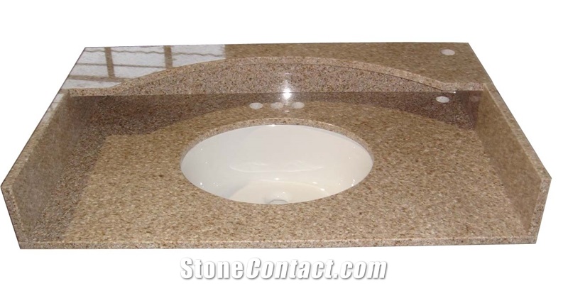 Cheap Price Natural China Rusty Granite G682/G681 Bathroom Vanity Top for Home Decoration/Hotel Decoration ,China Shuitou Factory ,Cheap Price