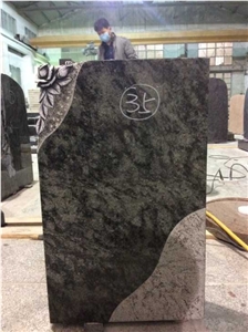 Haobo Stone Chinese Quarry Olive Green Granite Carving
