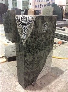 Haobo Stone Chinese Quarry Olive Green Granite Carving