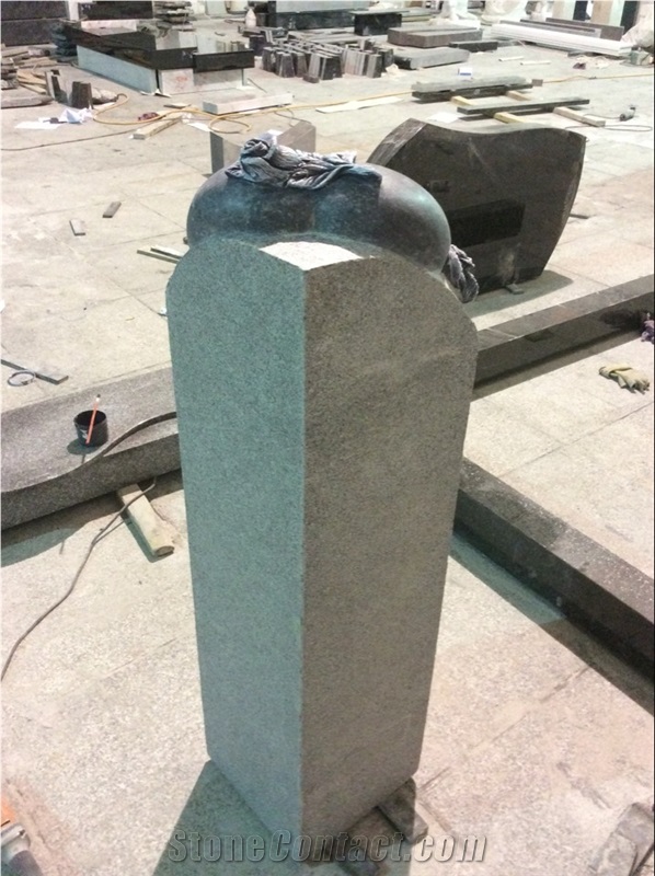 High Quality Good Service Custom Wholesale Price Unique Haobo Natural Stone Chinese Quarry G654 Granite Carving Cross Headstone Designs for Cemetery