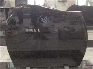 New High Quality Good Service Custom Wholesale Price Unique Haobo Natural Stone Chinese Quarry 654 Granite Carving Headstone Design for Cemetery