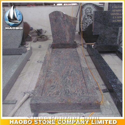 Polished Natural Stone Quarry Manufactory Red Rouge Granite Western Style Monuments Heart Tombstones,Gravestone,Single or Double Marble Headstone