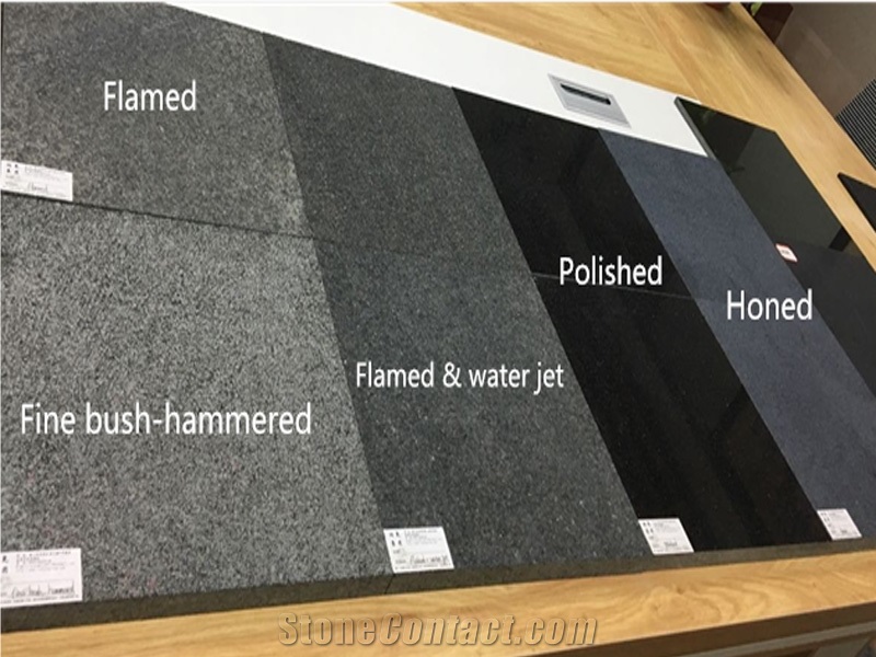 Black Granite Tiles & Slabs, Black Polished Granite Floor Tiles
