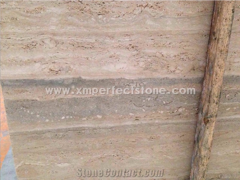 Roman Silver Travertine Slabs & Tiles, Grey Travertine Floor Tiles