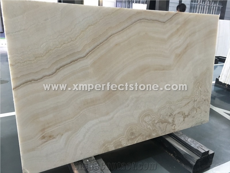 White Onyx/Natural Stone Polished Slabs&Tile