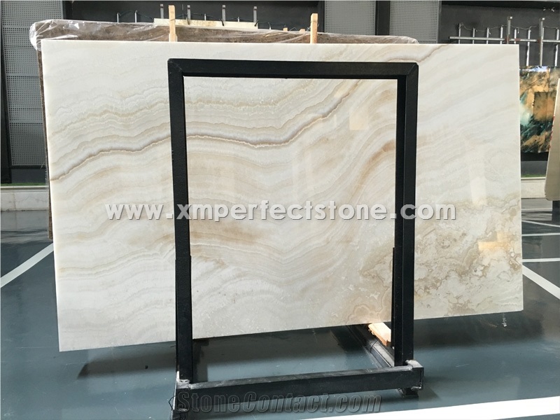 White Onyx Tiles and Slabs from China ,Polished Way